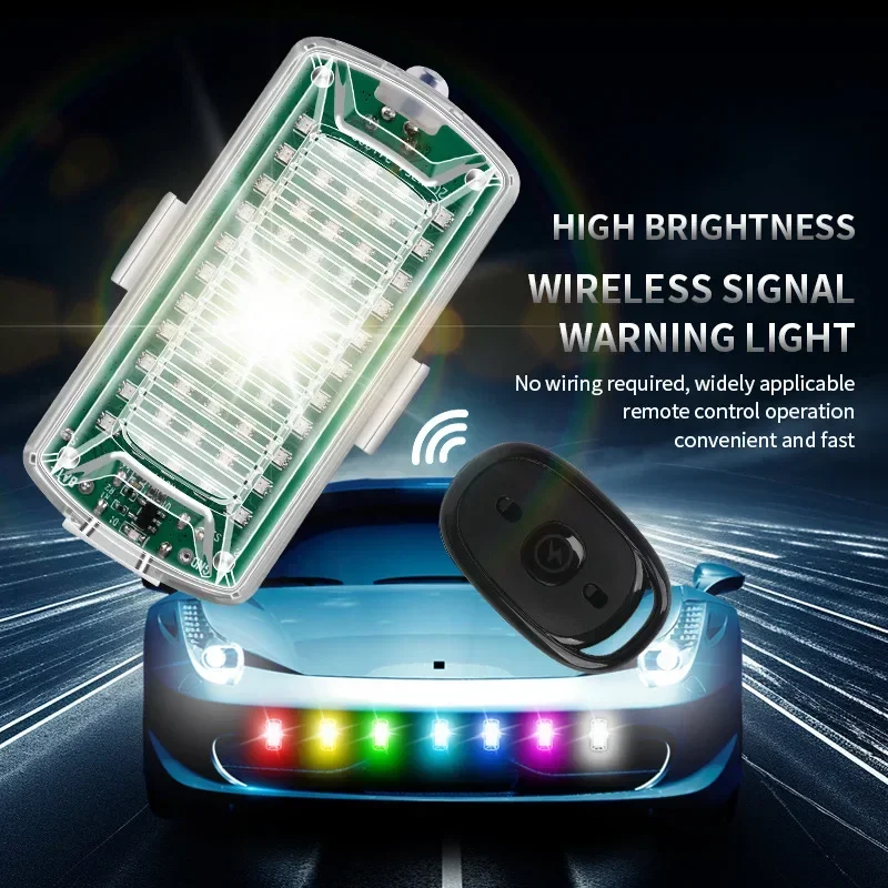 Drone Strobe Light - Drahtloses LED-Drohnen-Blitzlicht für Motorrad, Auto, Fahrrad,