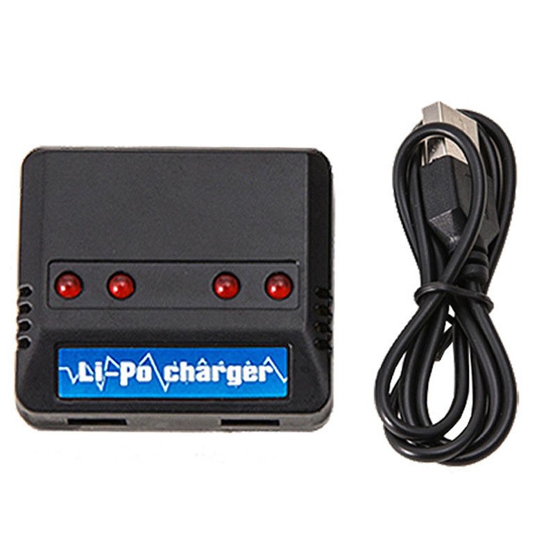 Drone Charging Hub - KY601S Drohne 3,7V Lipo-Akku 4-in-1 Lipo-Ladegerät