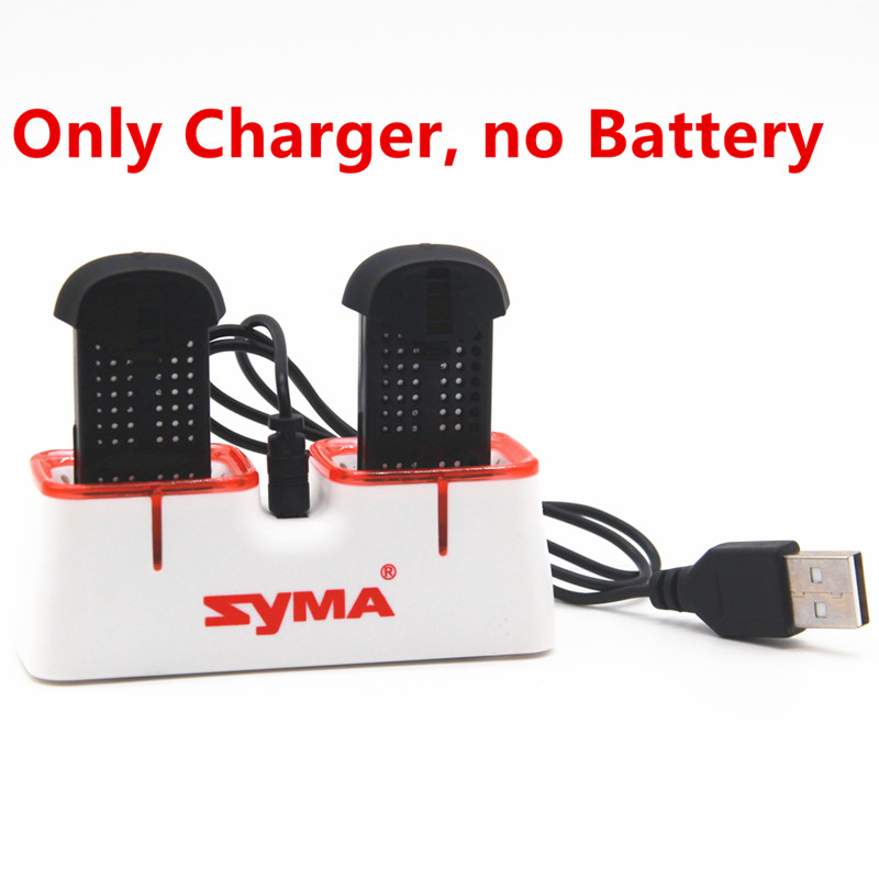 Drone Battery Adapter - Dual-USB-Schnellladegerät für Syma X22 X22W Drohnenbatterien,