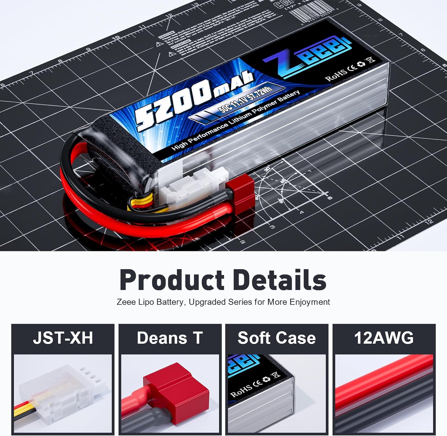 1/2 Einheiten Zeee 11,1 V 50C  – Drone Joystick Cover Bewertung und Preis